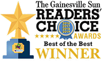 Winner of Gainesville Sun Readers Choice